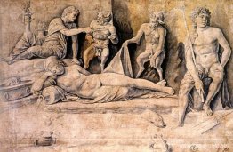 Mytologisk scen, Amymones metamorfoser