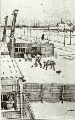 Snöig gård