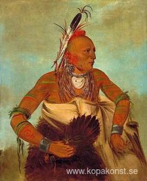 Osage-krigare från Wha-sha-she-bandet (en underavdelning av Hunk