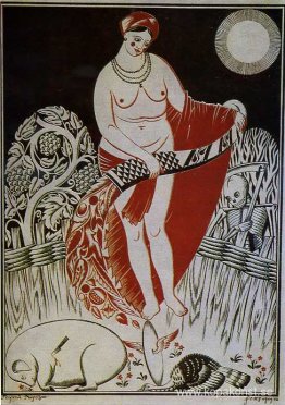 Illustration till Volodymyr Narbuts dikt "Innan påsken"