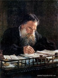 Porträtt av Leo Tolstoj