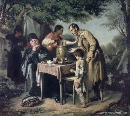 Tea Party på Mytishchi nära Moskva