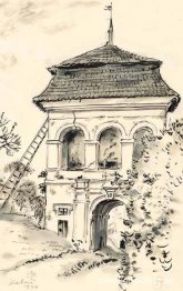 Kelmė. Godsets portar.