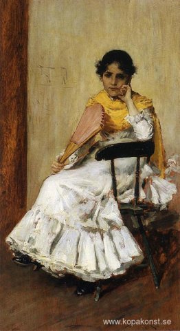 A Spanish Girl (Porträtt av Mrs. Chase i spansk klänning)