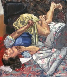 Snövit sväljer det förgiftade äpplet