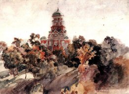 Kyrka i byn Dyakovo