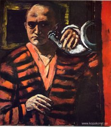 Självporträtt med trumpet