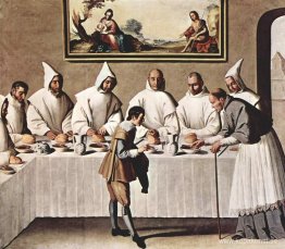 St Hugh av Cluny i kartusiernas refektorium