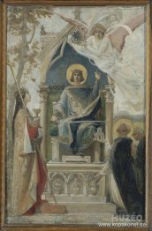 St. Louis, studera för en målning gjord 1888