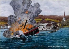 Fartyg sjunker utanför Berlingen