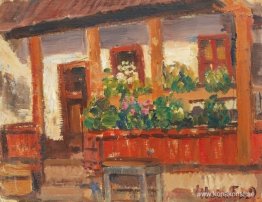 Veranda Med Blommor