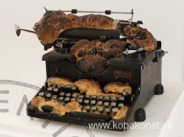 Skrivmaskin bröd deg objekt