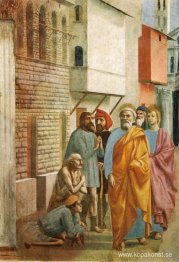 St.Peter som helar de sjuka med sin skugga