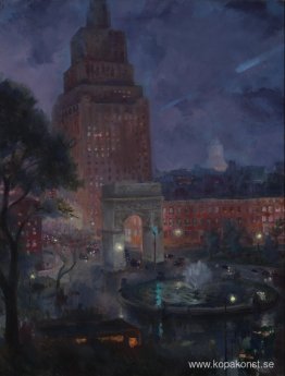 Våt natt, Washington Square