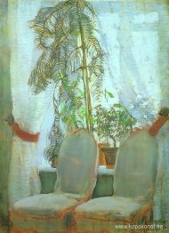 Fönstret. Moskva, konstnärens föräldrars lägenhet