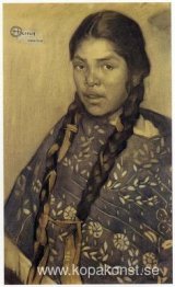 Indiska med quechquémitl