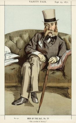 Karikatyr av George Whyte Melville