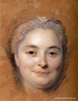 Förberedelser för porträttet av Marie Catherine Dufloquet Reals,