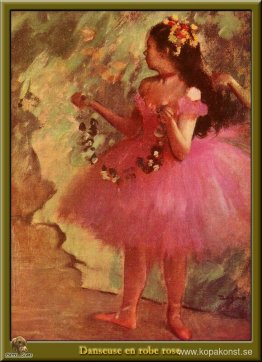 Dansare i rosa klänning