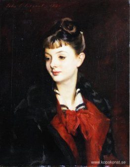 Porträtt av Mademoiselle Suzanne Poirson