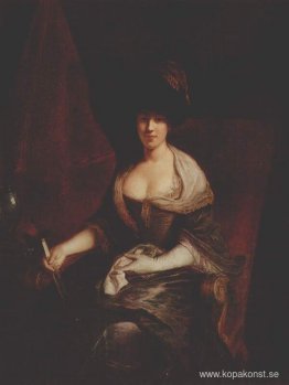 Porträtt av Mary Susanne Dinglinger, född Gutermann