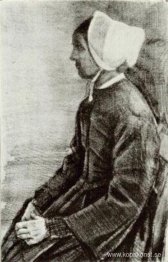 Kvinna med vit motorhuv, Siens mor