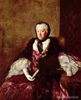 Porträtt av Mary Atkins (Mrs Martin)