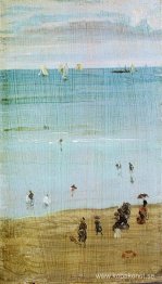 Harmony in Blue and Pearl: The Sands, Dieppe