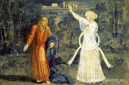 Kristus i Getsemane. Ängeln.