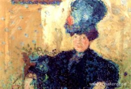 Halvlångt porträtt av Mathilde Schönberg