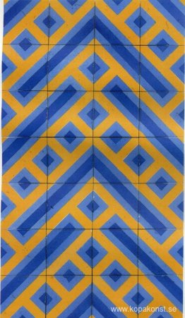 Painel de azuulejos de padrão