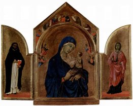 Londontriptyk, Madonna med änglar och profeter