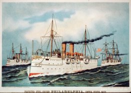 Skyddad stålkryssare Philadelphia, United States Navy