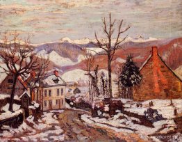 Vinter i Saint-Sauves-d'Auvergne