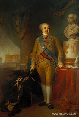 Porträtt av greve Alexander Kurakin
