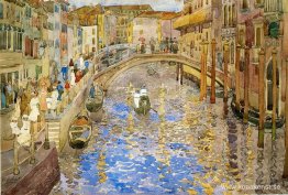 Venetianska kanalscenen