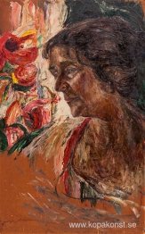 Porträtt av konstnärens fru