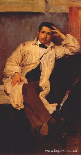 Porträtt av K. A. Somov