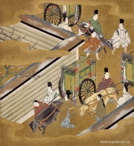 Illustration av Genji Monogatari (Den parfymerade prinsen)