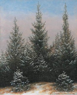 Granar i snön
