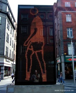 LED-konstverk i Dublin