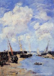 Trouville, Jettys, lågvatten