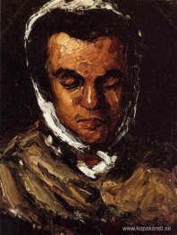 Porträtt av Marie Cezanne, konstnärens syster