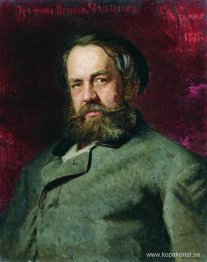 Porträtt av T.P. Chaplygin, en kusin till Ilya Repin