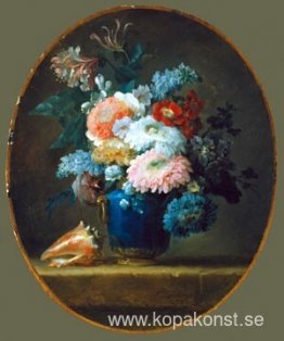 Vas med blommor
