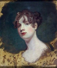 Skiss av ett kvinnligt huvud