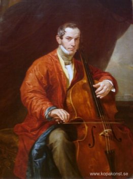 Porträtt av en musiker M. Vielgorsky