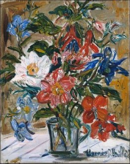 Vas med blommor