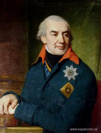 Porträtt av Prins GS Volkonsky