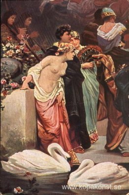 En romersk bacchanal (detalj)